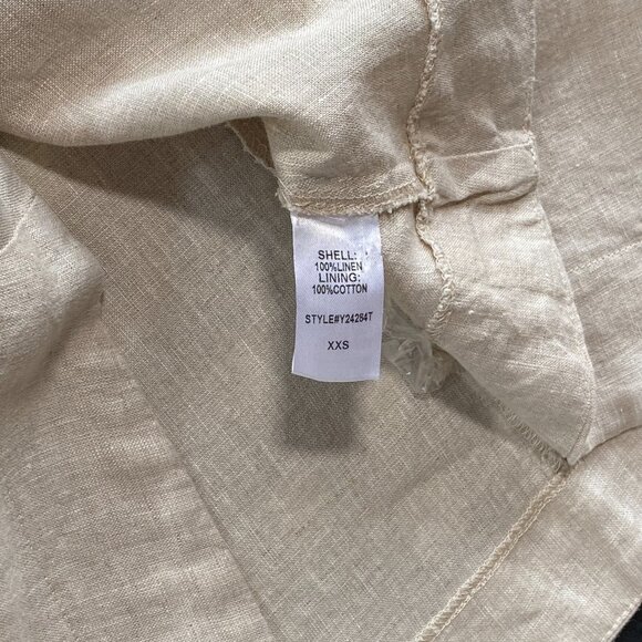 Tuckernuck Natural Linen Tatum Dress Tunic - POCKETS! Bell Sleeves - Picture 10 of 16